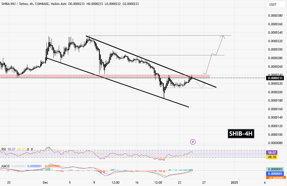 سیگنالیست، شیبا (SHIB) یک قدم مانده تا آغاز رالی صعودی جدید