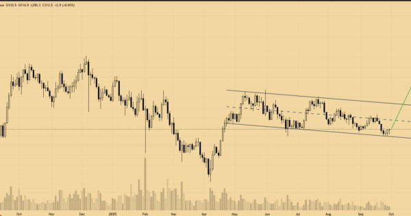 آماده پامپ از کف الگوی صعودی