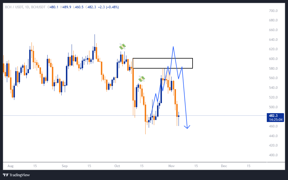 ۷۵٪ سود از تحلیل قبلی BCH! عمو موسی دوباره درست گفت