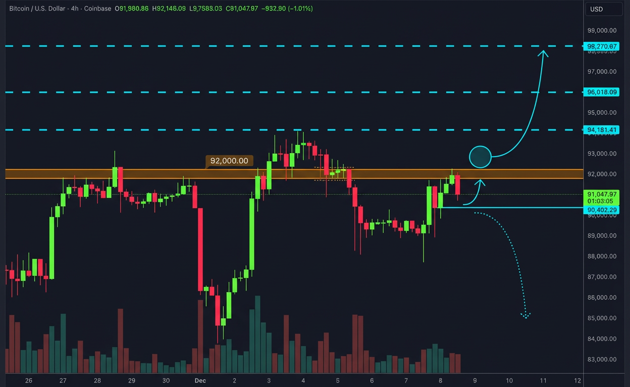 تحلیل بیت ‌کوین ۲ سطح کلیدی که جهت بعدی قیمتو مشخص میکنه