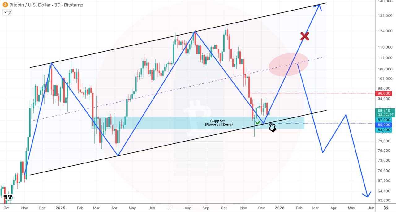 تحلیل بیت کوین (BTC) از زبان یک تریدر باتجربه