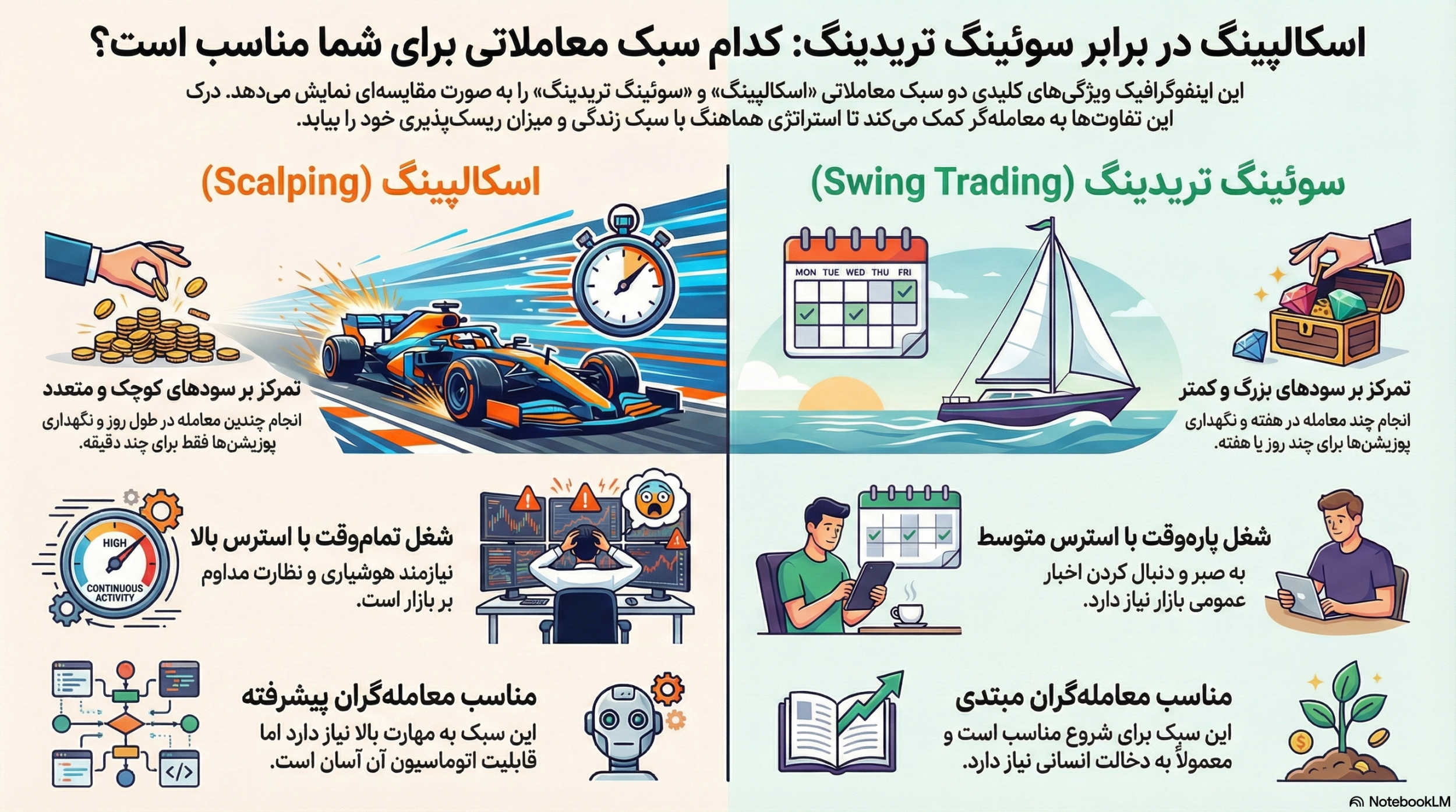 کدام سبک معاملاتی برای شما سودآورتر است؟