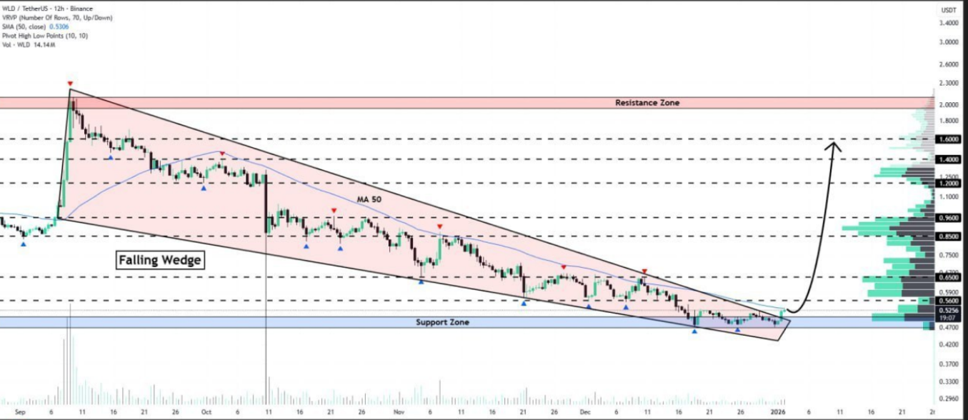 روند صعودی ورلدکوین (WLD) تایید شد؟