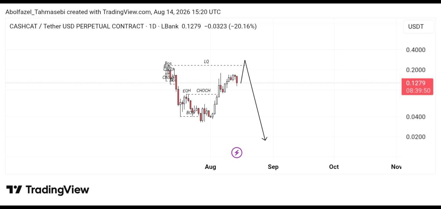 CASHCAT شکار نقدینگی قبل از ریزش