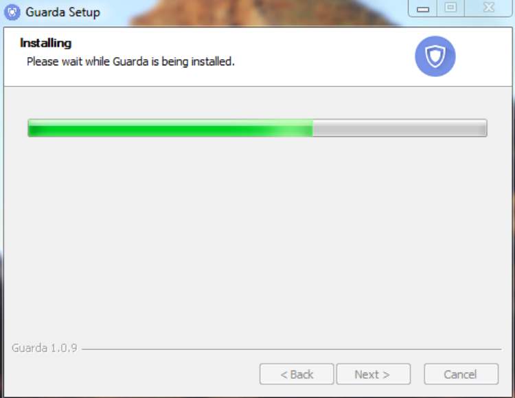 کیف پول گواردا برای دسکتاپ