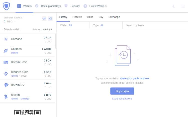 کیف پول گواردا برای دسکتاپ