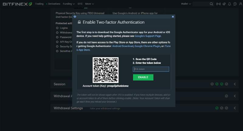 صرافی Bitfinex
