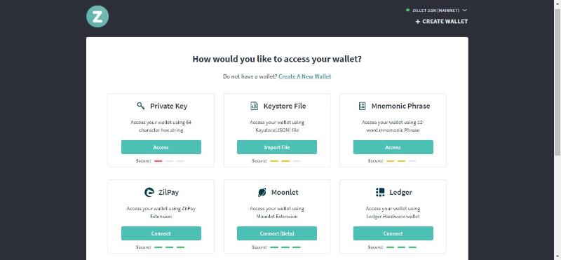 کیف پول های ارز دیجیتال زیلیکا