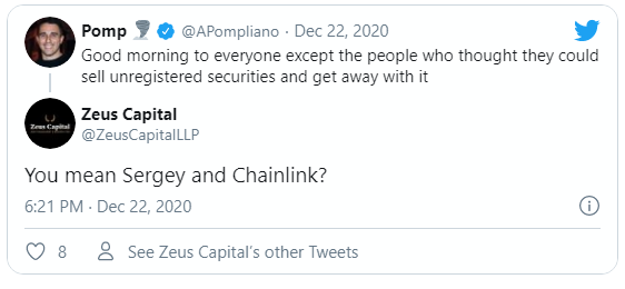 مشکلات ریپل برای چین لینک