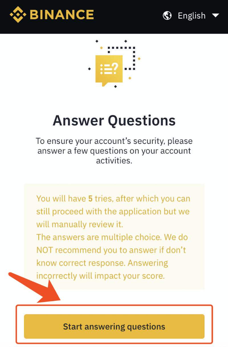 فعال کردن مجدد اکانت بایننس