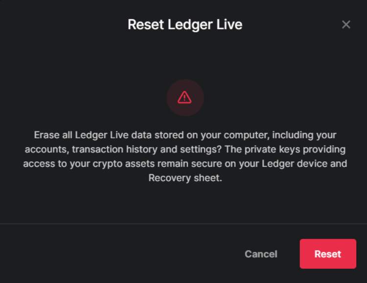 بازیابی کیف پول لجر