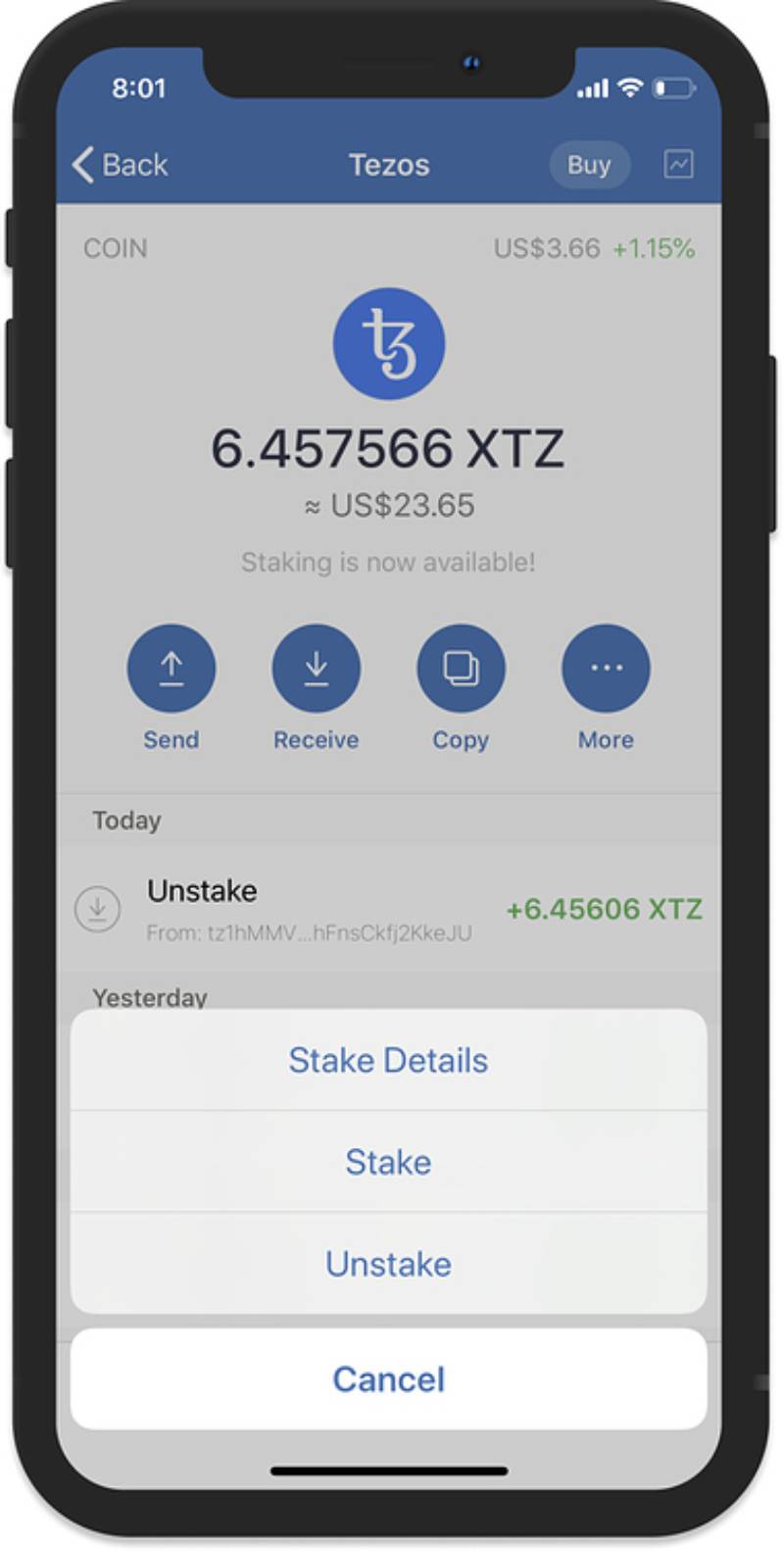 استیکینگ تزوس در تراست 