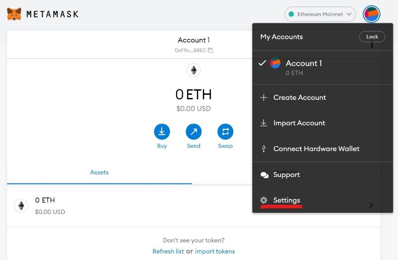 اضافه‌کردن بایننس اسمارت چین به متامسک