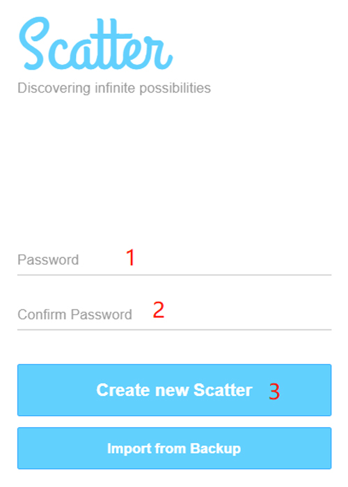 آموزش کامل کیف پول اسکتر Scatter برای EOS کیف پول اسکتر