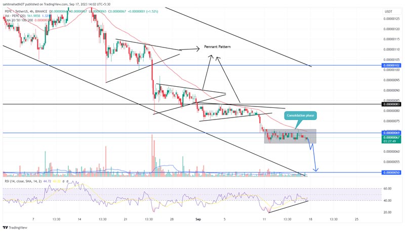 pepe-coin-price-prediction-pattern-signals-drop