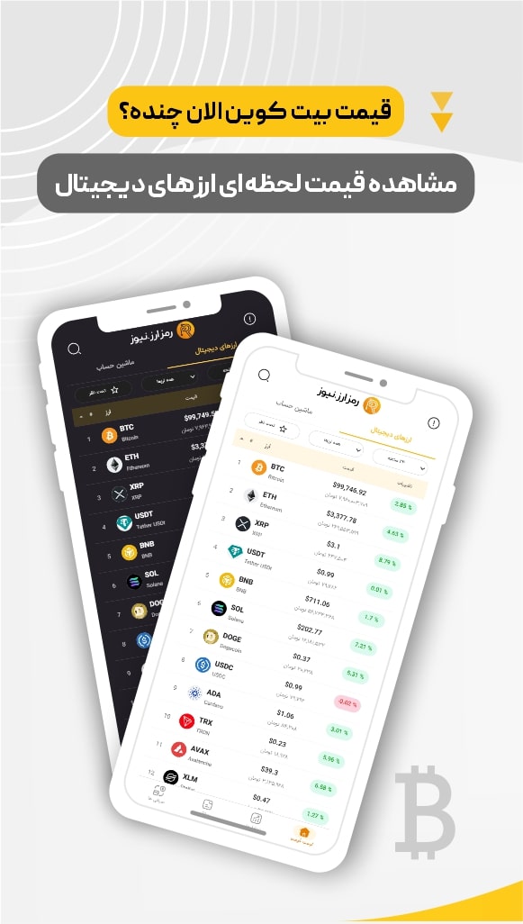 اپلیکیشن رمزارز نیوز