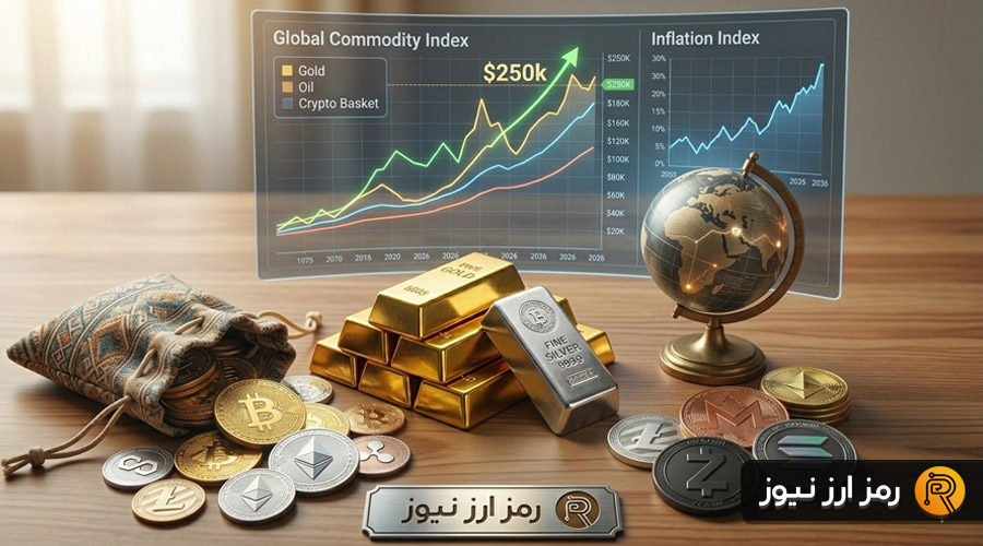 گزارش تحلیلی از وضعیت امروز بازار رمزارزها، فلزات گران‌بها و تتر