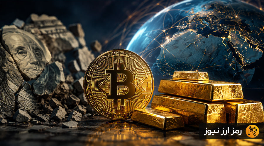 بیت‌کوین و طلا به ابزارهای جایگزین دلار تبدیل می‌شوند