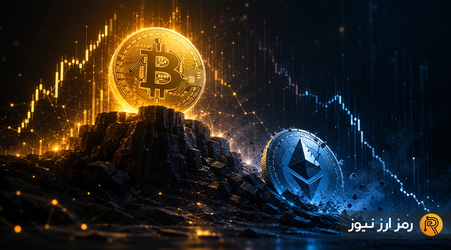 چرا اتریوم از بیت‌کوین جا ماند؟ افشای علت سقوط ۶۵ درصدی ETH پس از ادغام