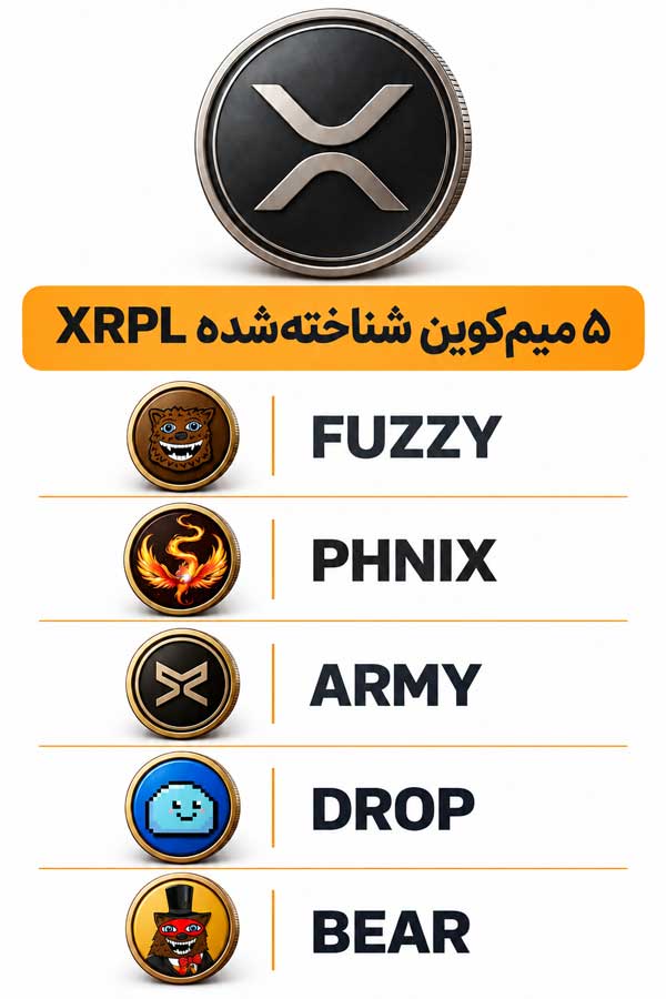 معرفی بهترین میم کوین های شبکه ریپل؛ بررسی ۵ توکن محبوب XRPL