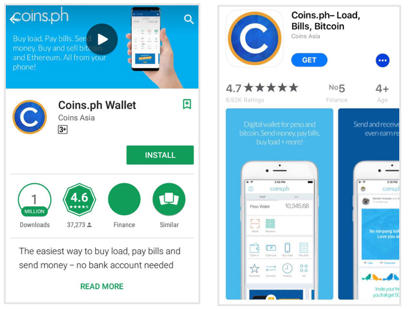 کیف پول ارز دیجیتال coins.ph